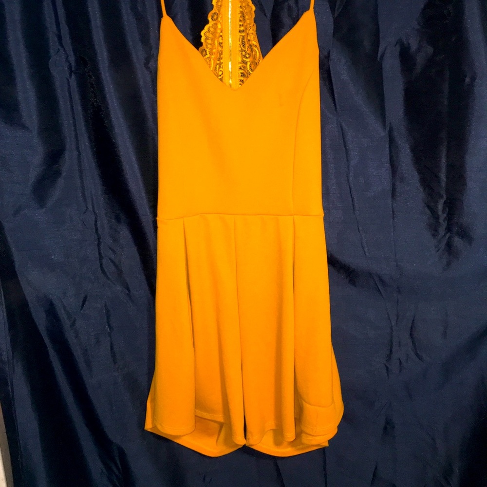 Mustard Yellow Romper